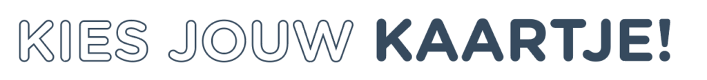 Titel: Kies jouw kaartje