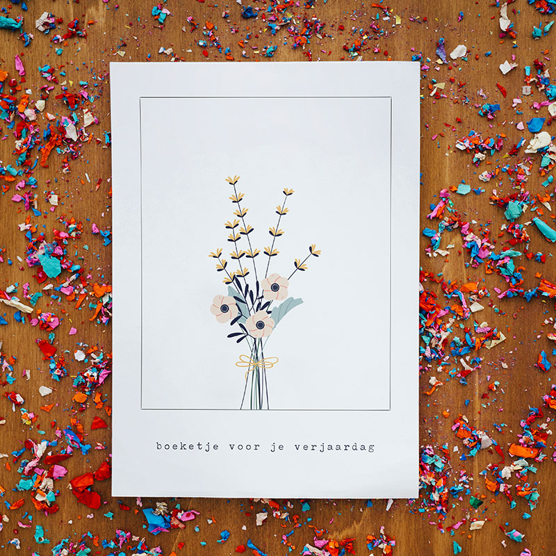 Boeketje bloemen - Afbeelding 3